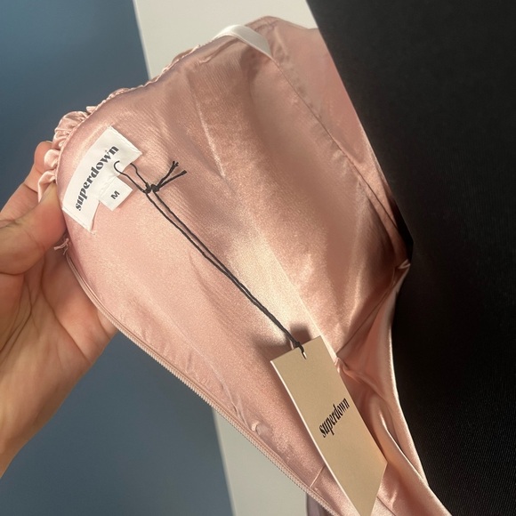 New SuperDown aurora corset mini dress in blush size medium - Picture 6 of 8